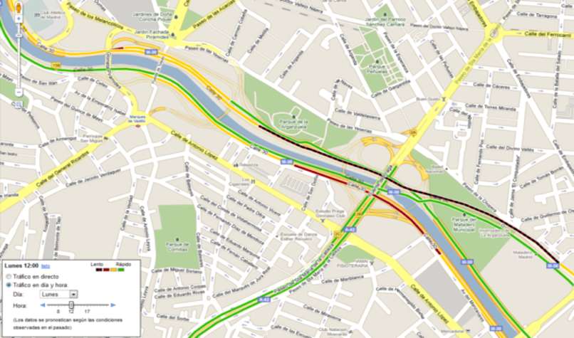 llegar destino google maps