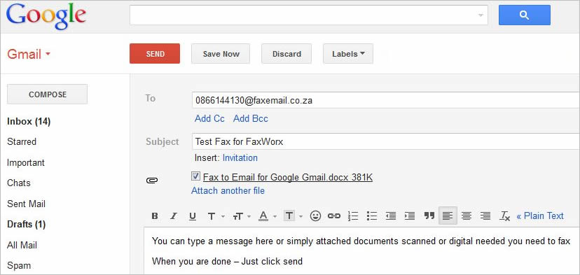 Enviar fax por gmail 2018