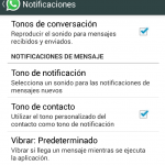 Cómo cambiar los tonos de WhatsApp