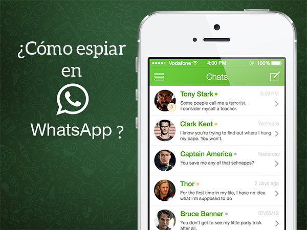 Espiar los mensajes de WhatsApp de alguien