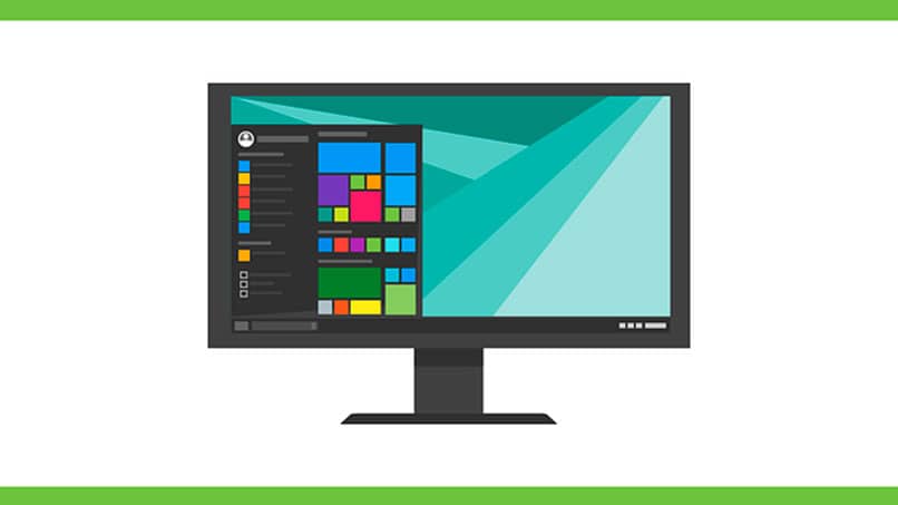 Monitor de PC con Windows