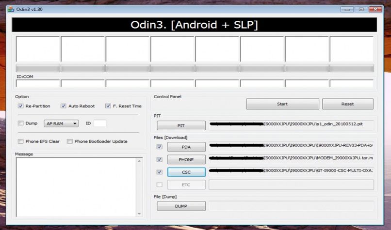 utilizar odin movil