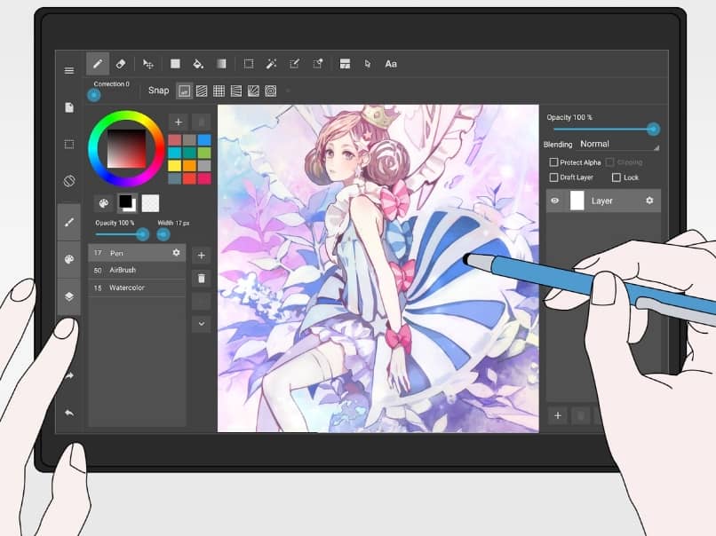 aplicacion medibang paint movil tablet