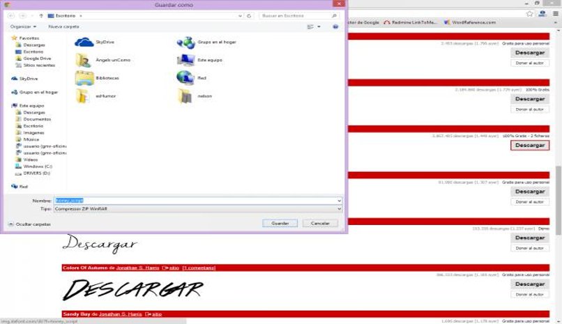 descargar facil fuentes gratis