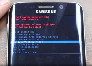 solucionar el error del Samsung Galaxy S7(1)