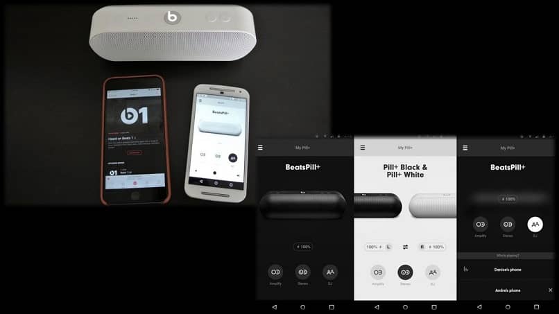 controlo desde mi movil los beats pill