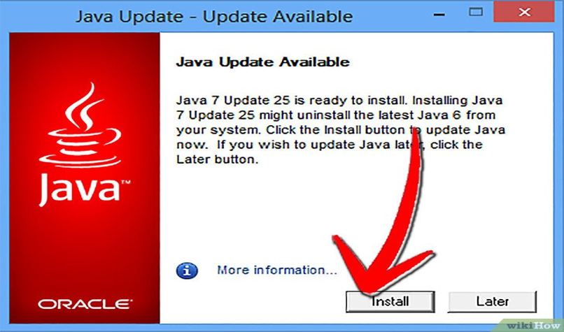 aprender actualizar version java pc
