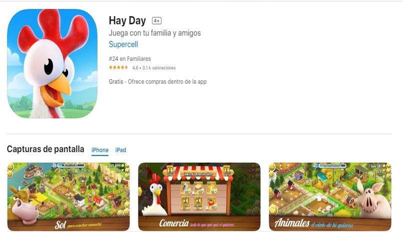 mejor juego granja ios