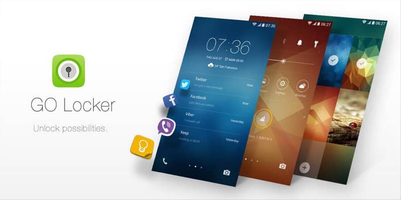 aplicacion bloqueo pantalla movil go locker