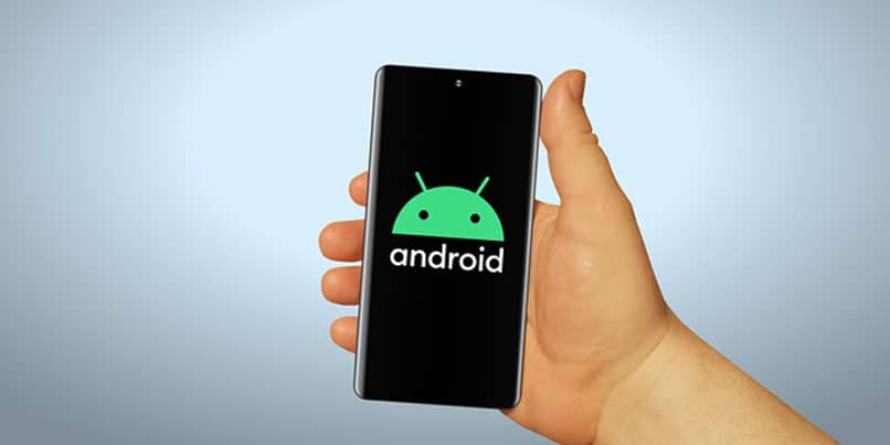 movil android mano