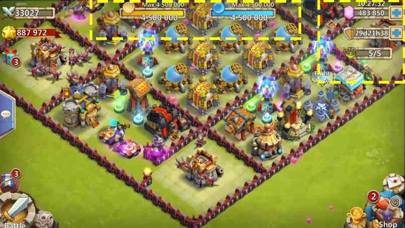 consejose juego castle clash