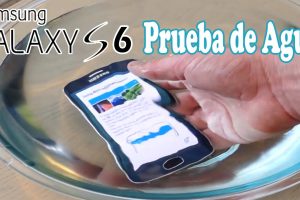 ¿El Samsung Galaxy S6 es Resistente al Agua?