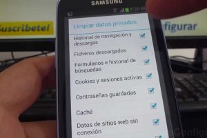 ¿Cómo borrar el historial de un móvil Samsung?