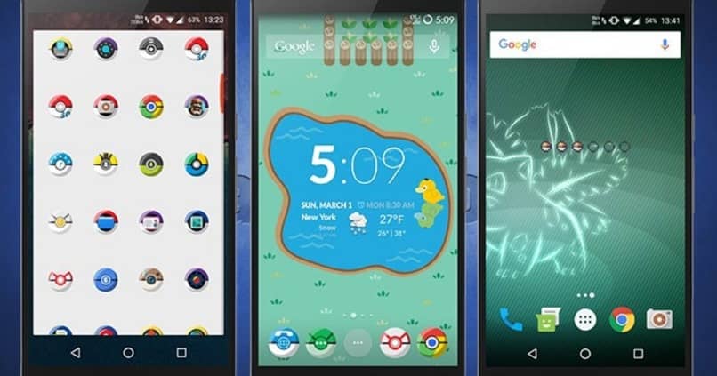 pantallas temas pokemon android