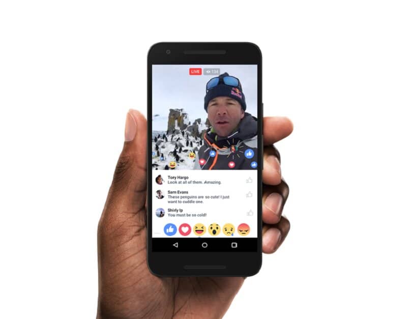 transmitir en vivo con facebook live