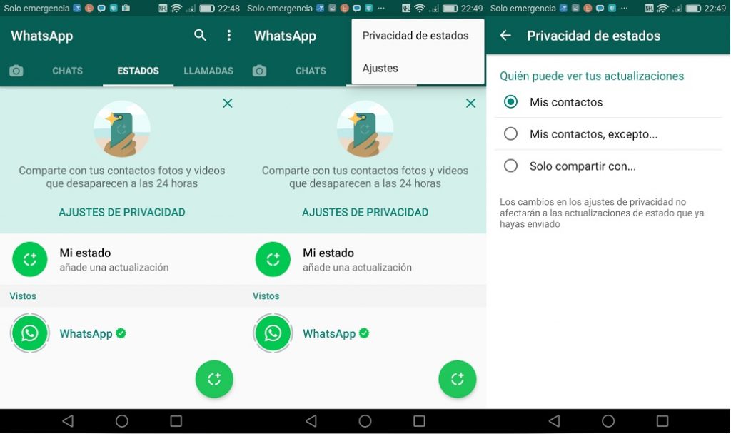 Acceder a la cuenta de WhatsApp a través de la web de la app