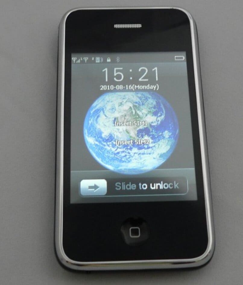 movil inteligente viejo