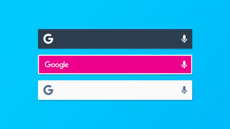 barras busqueda por voz