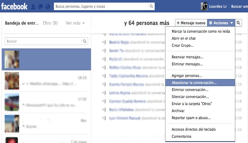retirarse grupo facebook