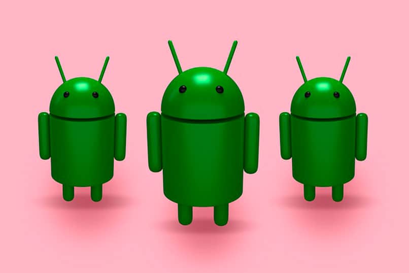 simbologia android tres robots
