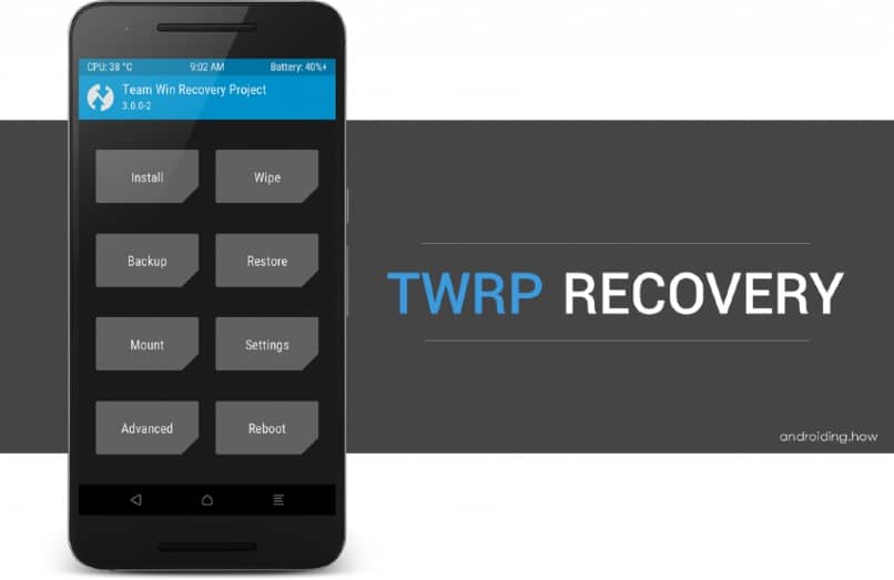 herramienta twrp recovery