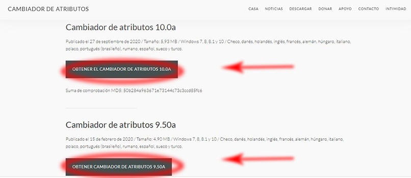 descargar atribute changer pc