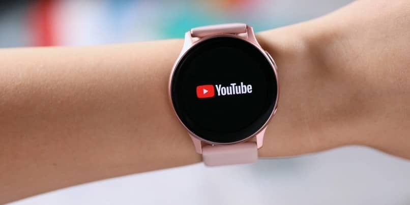 youtube en reloj de pulsera inteligente
