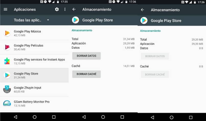 como forzar detencion de play store