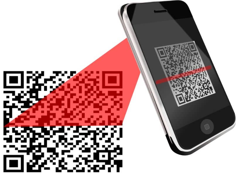 movil android escaneando codigo qr