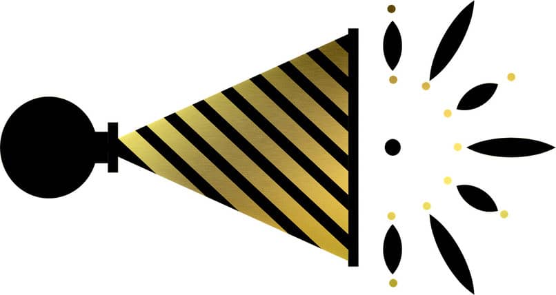 bocina de celebracion para el año entrante