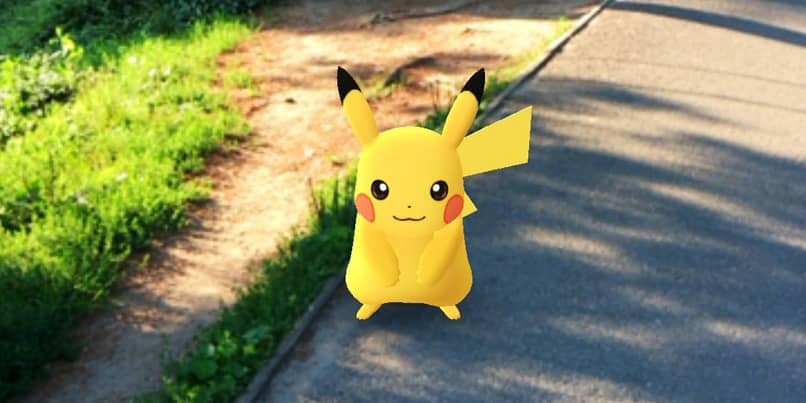 pikachu que ha sido capturado en la calle