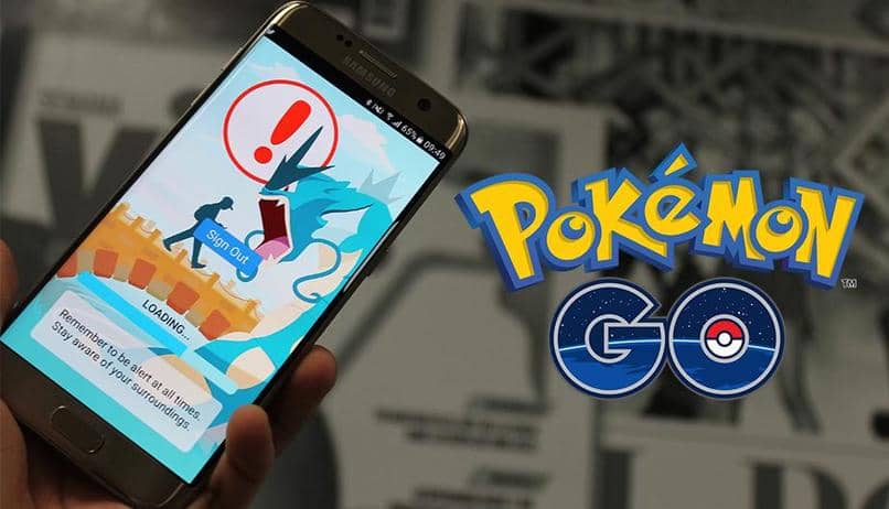 pantalla para registrarse en pokemon go