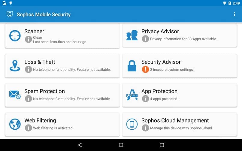 sophos mobile security