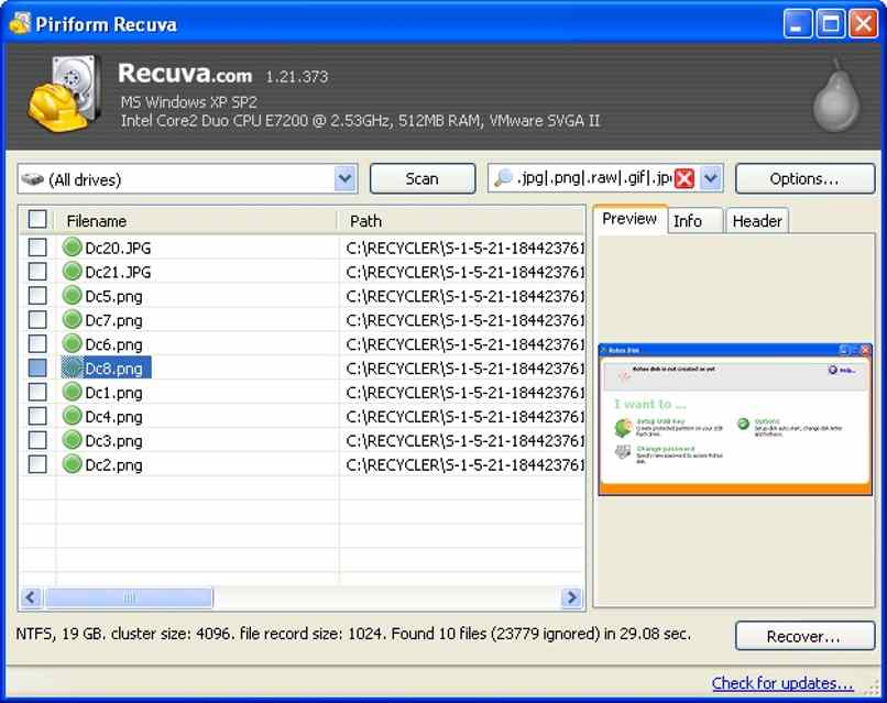 encontrar archivos borrados disco extraíble