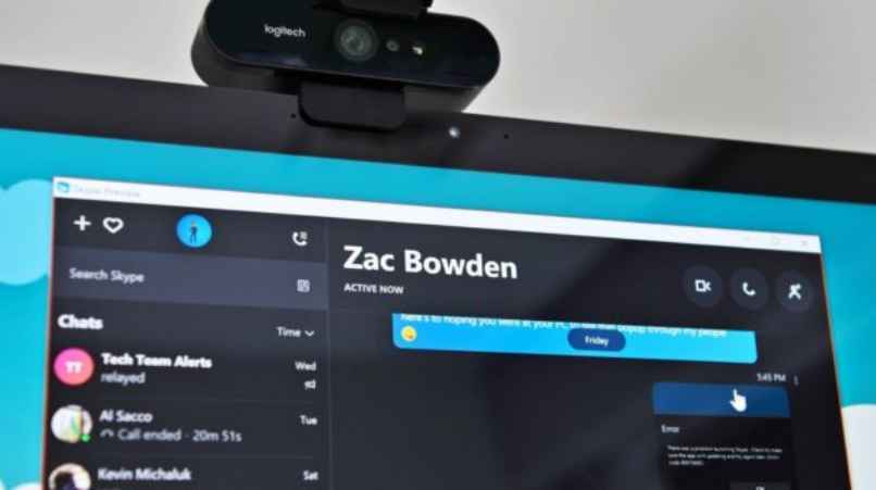 camara web skype