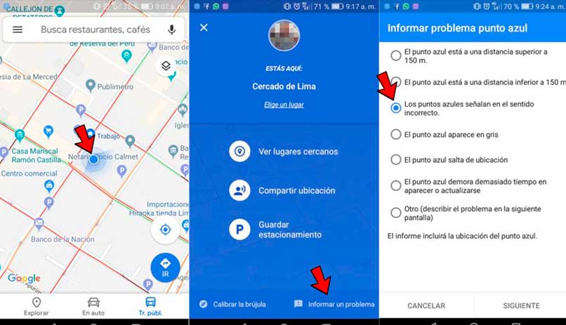 Corregir ubicación para mi negocio de Google Maps