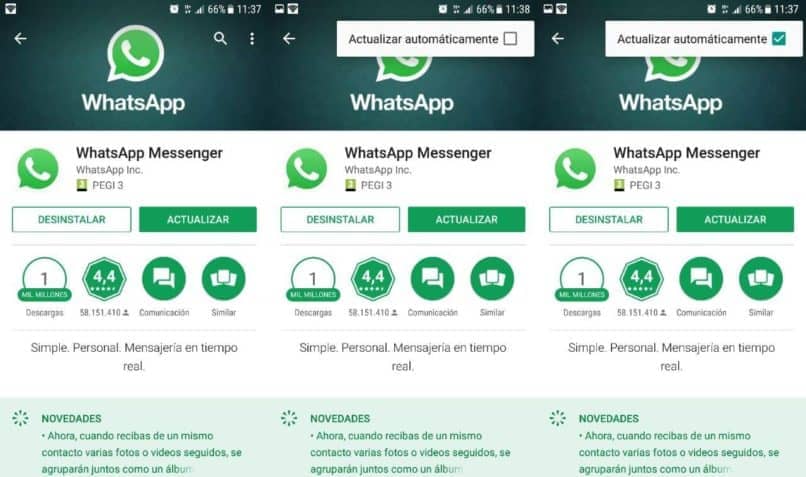 descarga actualizacion whatsapp