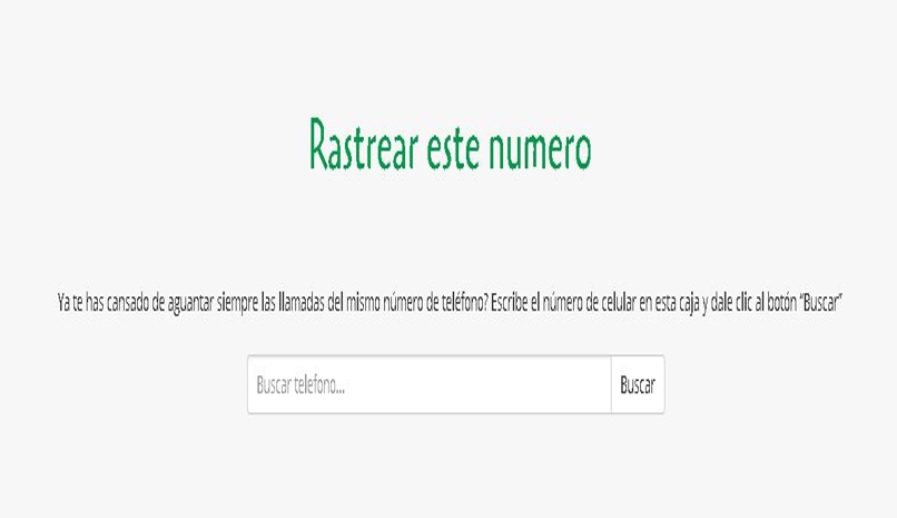 rastrear numero desconocido