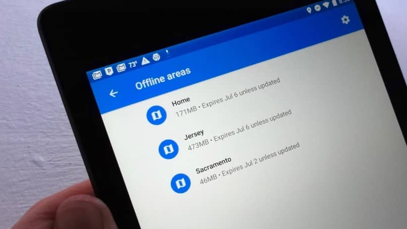 pantalla de configuracion de telefono