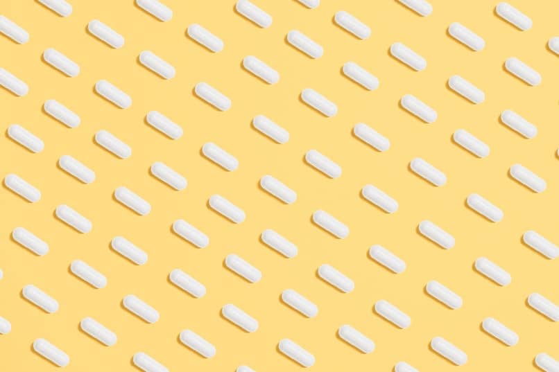 pastillas alineadas diagonalmente