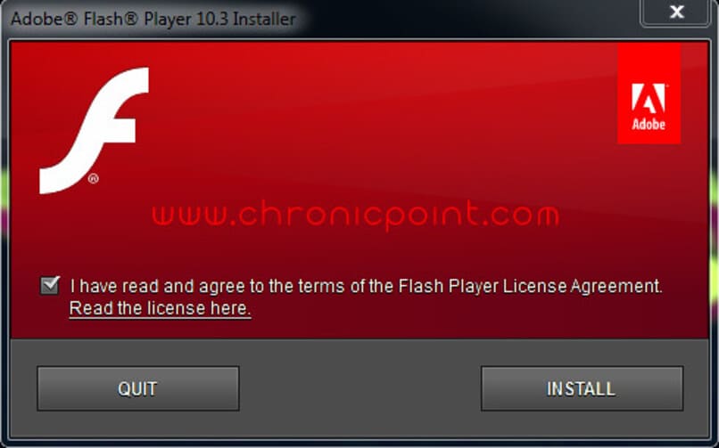 terminos y condiciones de adobe flash player