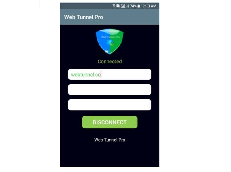 web tunnel en telefono movil
