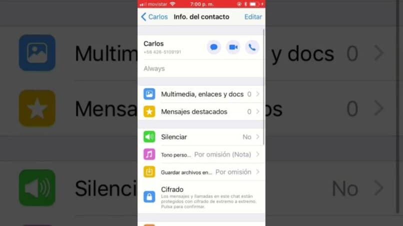 contactos grupos molestar mensajes