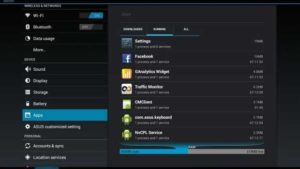 interfaz del sistema operativo android