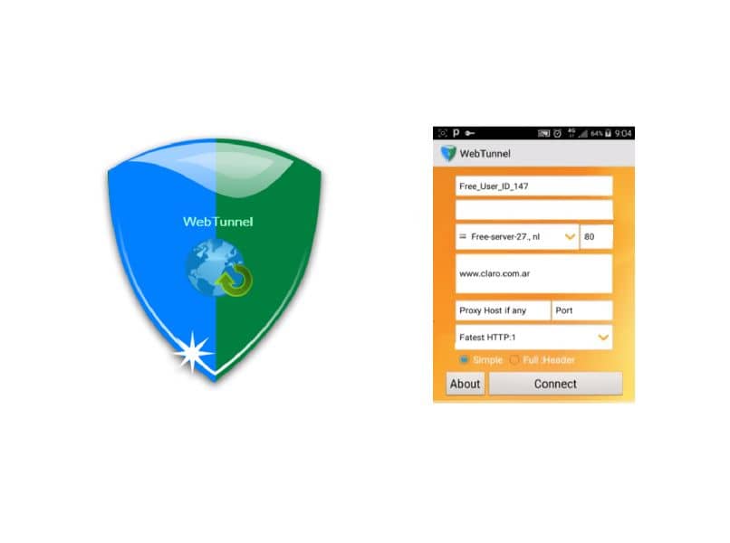 configurar el web tunnel para movistar claro colombia