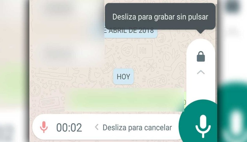 whatsapp aprende graba audios facil