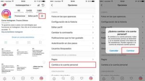 como colocar perfil publico o privado
