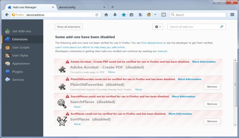 activar ventanas emergentes