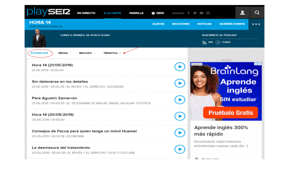 ¿Cómo Escuchar la Cadena SER en Directo?