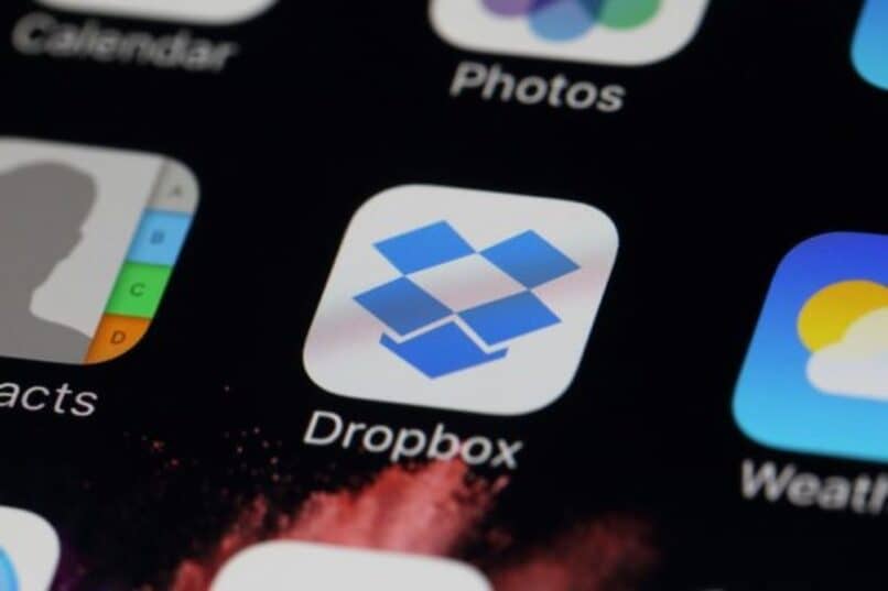 aplicacion web de dropbox
